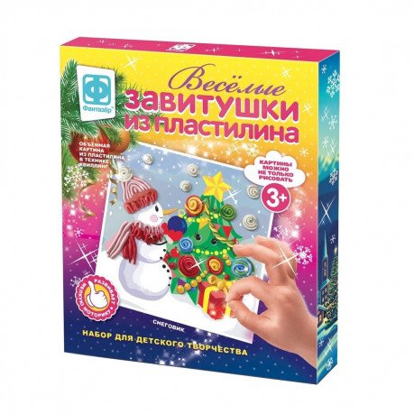 Обложка книги «Веселые завитушки из пластилина»