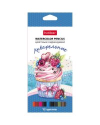 Карандаши цветные "Акварельные", 12 цветов