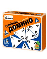 Игра настольная "Тройное домино"