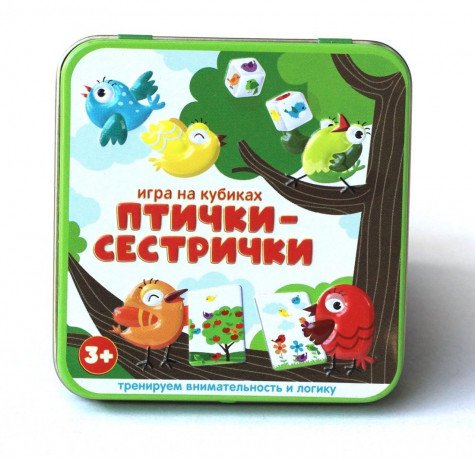 Обложка книги «Игра настольная "Птички-сестрички"»