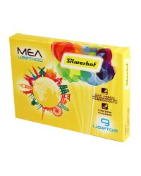 Мел цветной Silwerhof "Солнечная коллекция", 9 штук