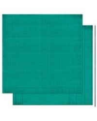 Бумага для скрапбукинга "Turquoise Journal", 31х31 см