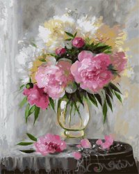Картина по номерам на подрамнике Color KIT "Роскошь пионов", 40х50 см