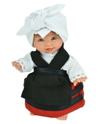 Кукла Джестито, девочка, арт. 0002, 18 см