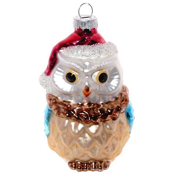 Украшение новогоднее "Сова", 11,5 см