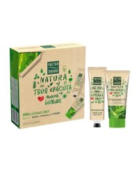 Подарочный набор Чистая Линия "Natura. Твоя красота" (крем-гель для лица "Увлажнение", 30 мл + мицеллярный гель для умывания, 50 мл)