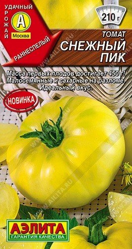 Обложка книги «Семена. Томат "Снежный пик", раннеспелый (вес: 0,2 г)»