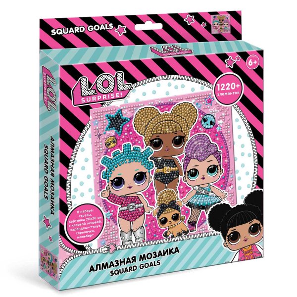 Мозаика алмазная. LOL. Squard Goals, 1220 элементов Мозаика алмазная. LOL. Squard Goals, 1220 элементов