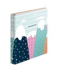 Тетрадь на кольцах "Стиль. Color fantasy", А5, 120 листов, клетка