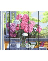 Картины по номерам на дереве "Вкус лета", 40x50 см