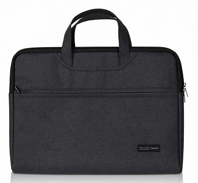 Папка-портфель "Deli", цвет: черный, A4, 1 отдел, арт. 5590BLACK