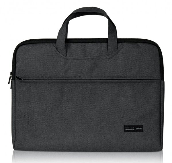 Папка-портфель "Deli", цвет: темно-серый, A4, 1 отдел, арт. 5590GREY