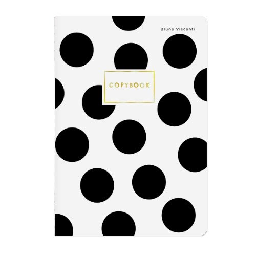 Тетрадь "Black polka dot", А5, 40 листов, клетка