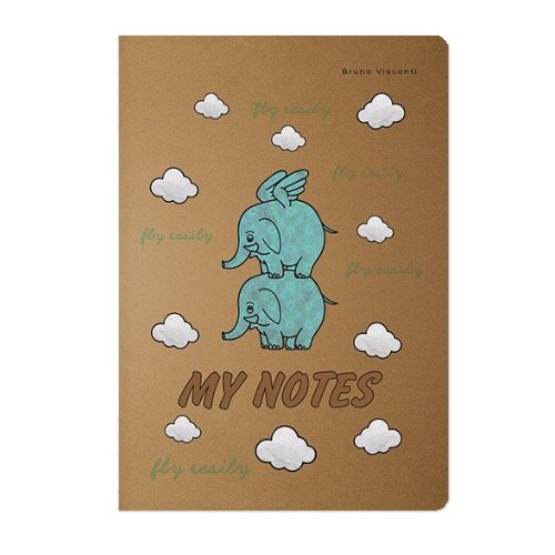 Тетрадь "Elephant+elephant", А5, 40 листов, клетка