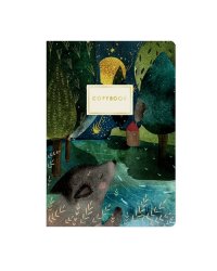 Тетрадь "Волчок и луна", А5, 40 листов, клетка