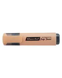 Текстовыделитель "Silwerhof. Soft Pastel", цвет: персиковый, 1-5 мм