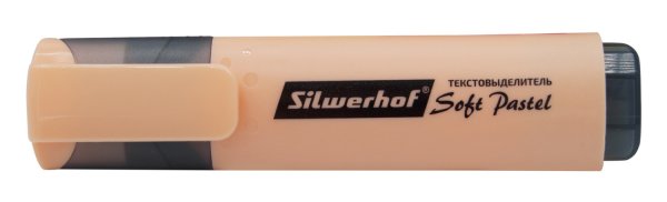 Текстовыделитель "Silwerhof. Soft Pastel", цвет: персиковый, 1-5 мм