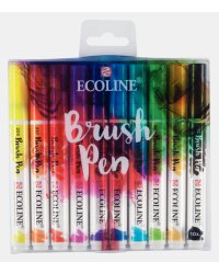 Набор маркеров "Ecoline", 10 штук, основные цвета