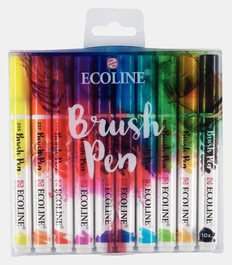 Набор маркеров "Ecoline", 10 штук, основные цвета