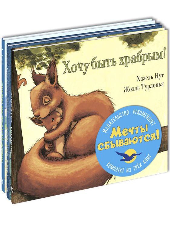Обложка книги «Мечты сбываются! Тематический набор из трёх книг (количество томов: 3)» — Нут Х., Хойк З., Бой А., ISBN 9785424802003