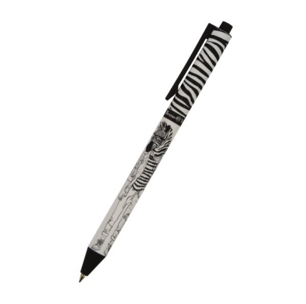 Ручка шариковая "ArtClick. Человекозебра", 0.5 мм, синяя