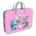 Папка текстильная на молнии с ручками "Rose Flamingo", A4+