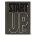 Тетрадь на кольцах со сменным блоком "Start up", 160 листов
