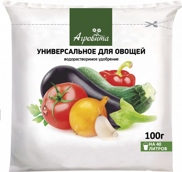 Удобрение "Агровита для овощей универсальное", 100 г