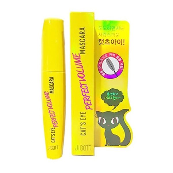 Объёмная тушь для ресниц Jigott "Cat`S Eye Perfect Volume Mascara", 12 г