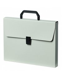 Портфель "Бюрократ. DeLuxe", цвет: молочный, A4, 1 отдел, арт. DLPP01MILK