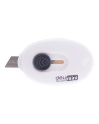 Нож канцелярский "Deli. Mini", цвет: в ассортименте, арт. E2050