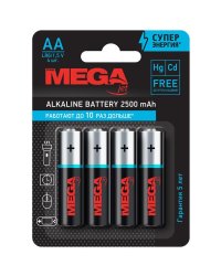 Батарейки "Promega АA LR6", пальчиковые, 1,5V, 4 штуки