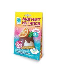 Магнит из гипса. Апельсиновый мусс