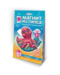 Магнит из гипса. Морские жители. Осьминог