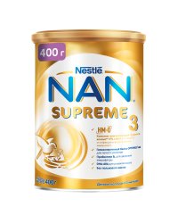 Детское молочко с олигосахаридами для защиты от инфекций NAN 3 Supreme, 400 г