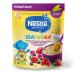 Молочная каша Nestle "Шагайка", мультизлаковая, земляника садовая, черника, малина, 190 г