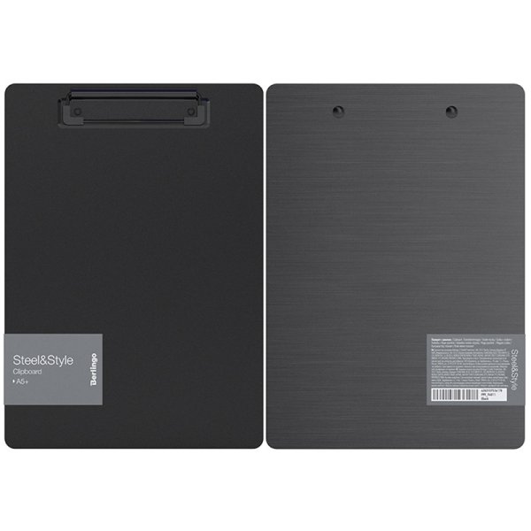 Планшет с зажимом "Steel&amp;Style", A5+, 2500 мкм, черный