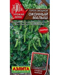 Семена. Горох овощной "Оконный малыш" (5 штук)