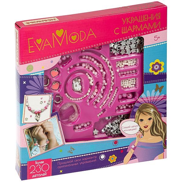 Украшение своими руками. Eva Moda. Украшения с шармами