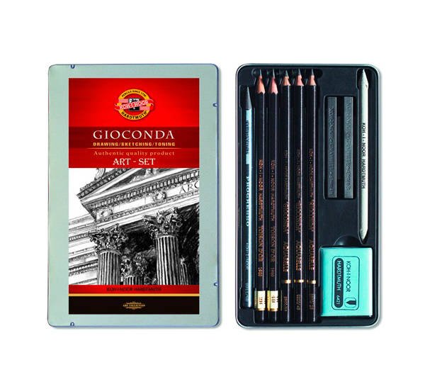Набор для эскизов "Koh-I-Noor. Gioconda", 10 предметов