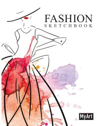My art. Fashion скетчбук. Дама в шляпе (акварель)