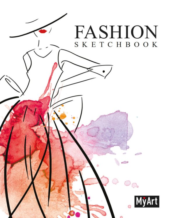 My art. Fashion скетчбук. Дама в шляпе (акварель)