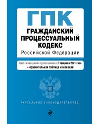 Гражданский процессуальный кодекс Российской Федерации. Текст с изменениями и дополнениями на 1 февраля 2021 года (+ сравнительная таблица изменений)