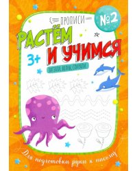 Прописи №2. Растем и учимся. Зигзаги, волны, спирали. Для подготовки руки к письму