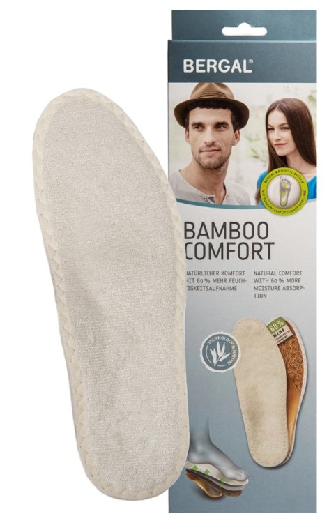 Обложка книги «Летние стельки-супинаторы Bergal BAMBOO COMFORT, размер 40»