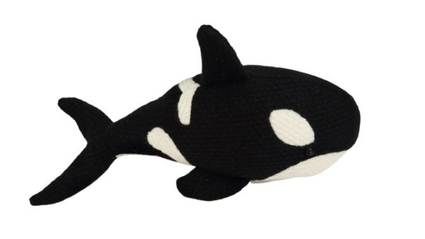 Вязаная игрушка "Косатка", 40 см