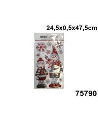 Наклейка на стекло "Новогодние проказники", 47,5x24,5 см