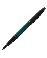 Перьевая ручка "Cross. Calais Matte Green and Black Lacquer", перо F