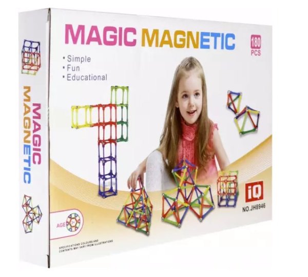 Магнитный конструктор. Magic Magnetic, 180 элементов