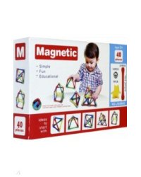 Магнитный конструктор "Magnetic", 40 элементов